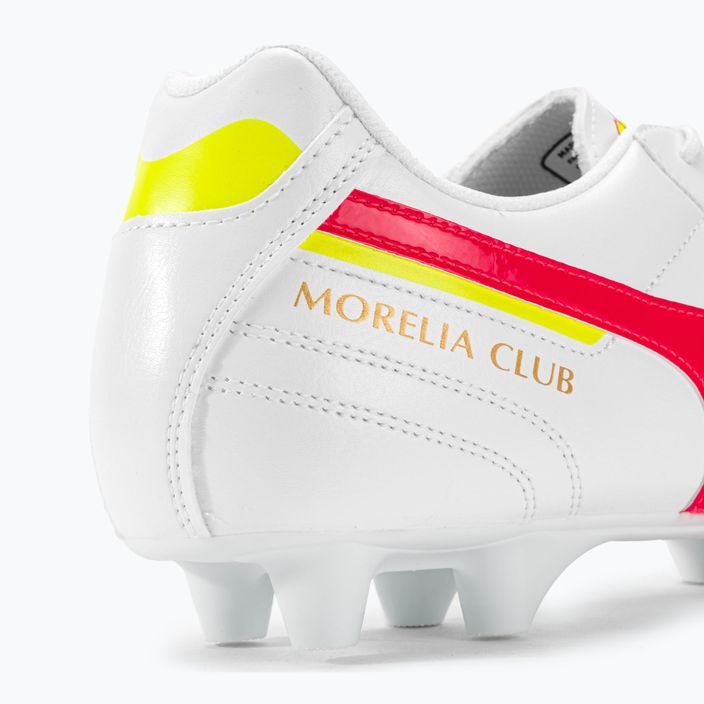 Мъжки футболни обувки Mizuno Morelia II Club MD white/flery coral2/bolt2 10