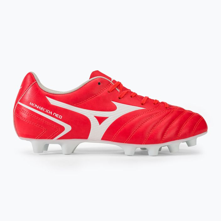 Mizuno Monarcida Neo II Select FG мъжки футболни обувки flerycoral2/white 2