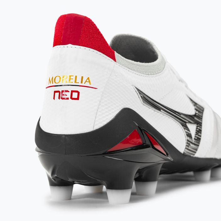 Mizuno Morelia Neo IV Beta JP MD мъжки футболни обувки бяло/черно/китайско червено 11