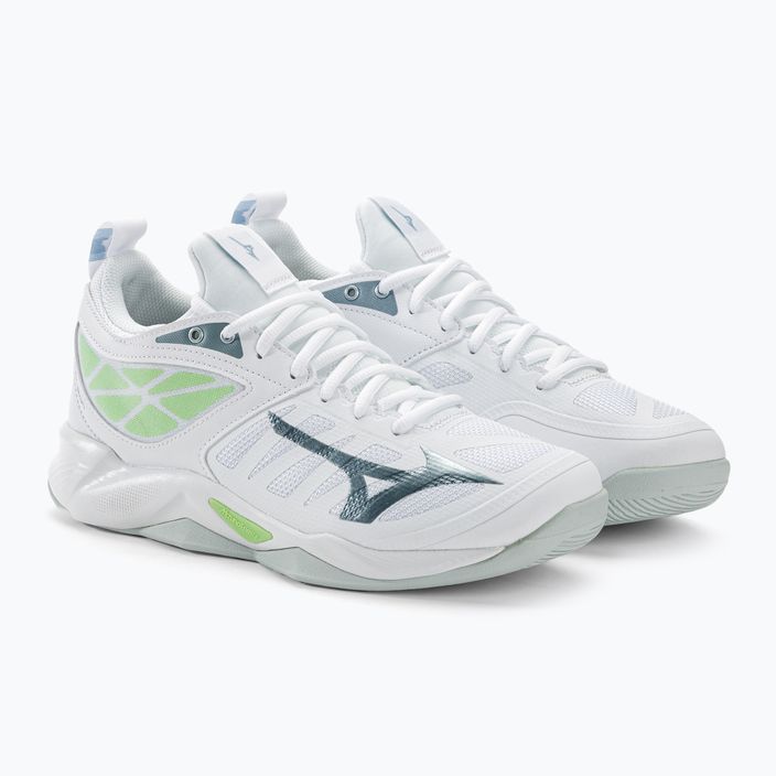 Дамски обувки за волейбол Mizuno Wave Dimension white / g ridge / patina green 4