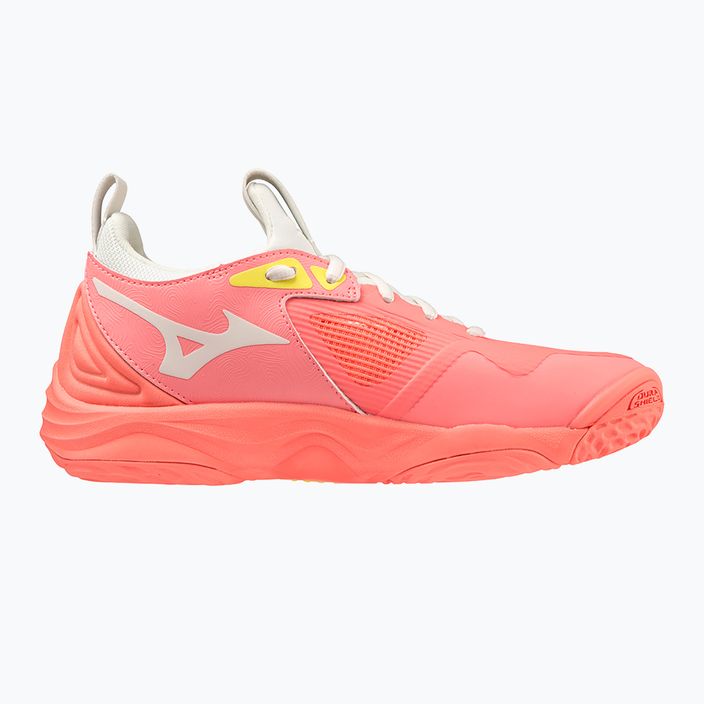 Дамски обувки за волейбол Mizuno Wave Momentum 3 candy coral/black/bolt 2 neon 9