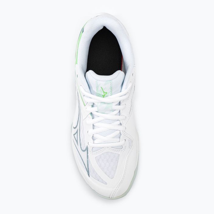 Мъжки обувки за волейбол Mizuno Thunder Blade Z white / g ridge / patina green 6