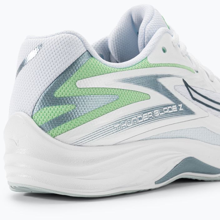 Мъжки обувки за волейбол Mizuno Thunder Blade Z white / g ridge / patina green 10