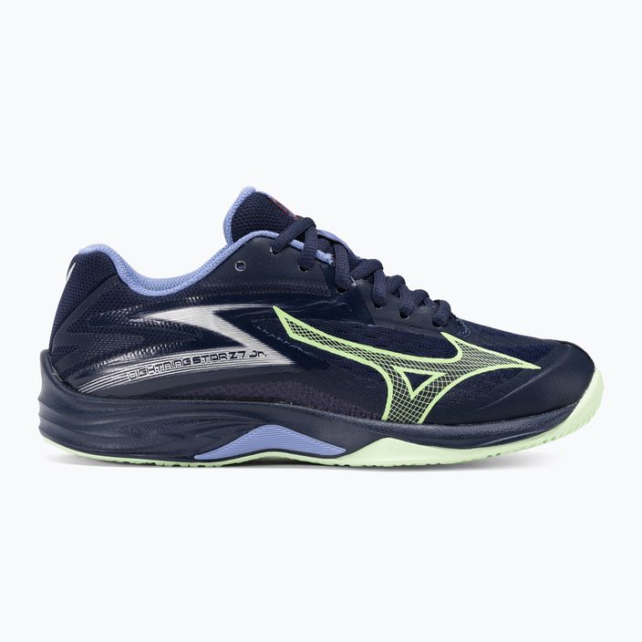 Детски обувки за волейбол Mizuno Lightning Star Z7 Jr eblue/tech green/lolite 2