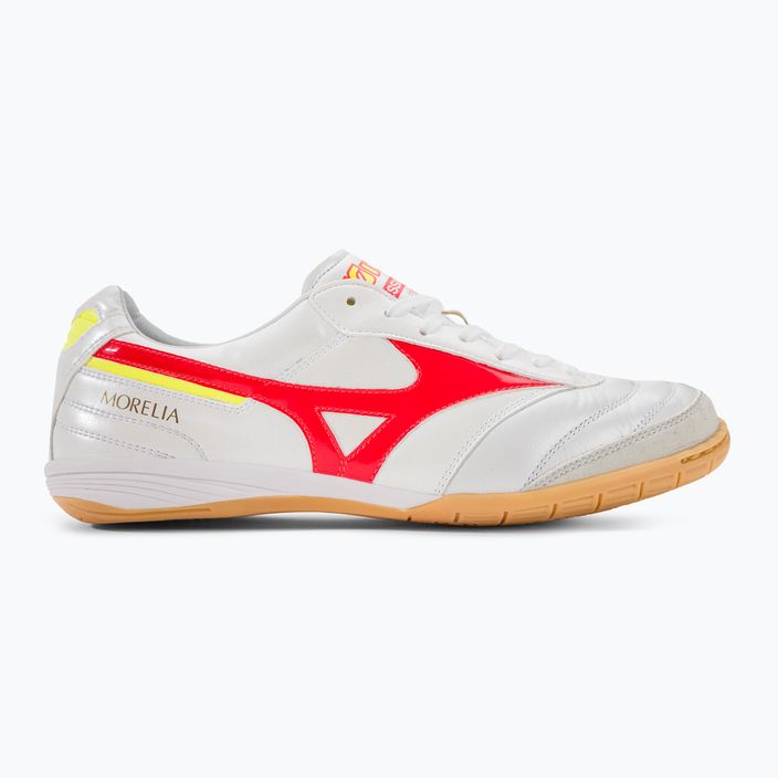 Мъжки футболни обувки Mizuno Morelia Sala Elite IN white/flery coral2/bolt2 2
