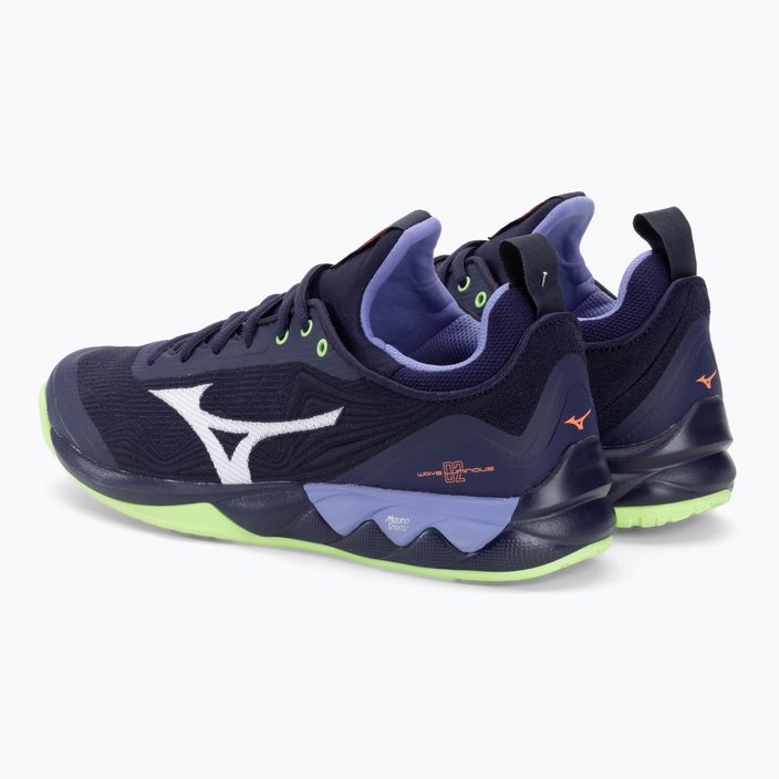 Мъжки обувки за волейбол Mizuno Wave Luminous 2 evening blue / tech green / lolite 4