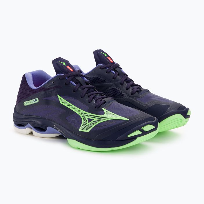 Мъжки обувки за волейбол Mizuno Wave Lightning Z7 evening blue / tech green / lolite 5