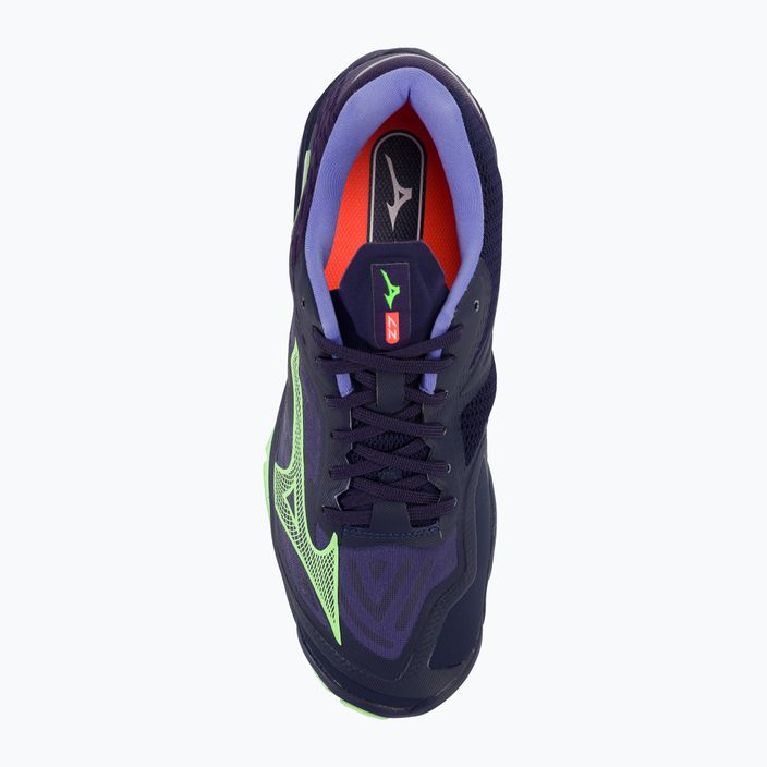 Мъжки обувки за волейбол Mizuno Wave Lightning Z7 evening blue / tech green / lolite 7