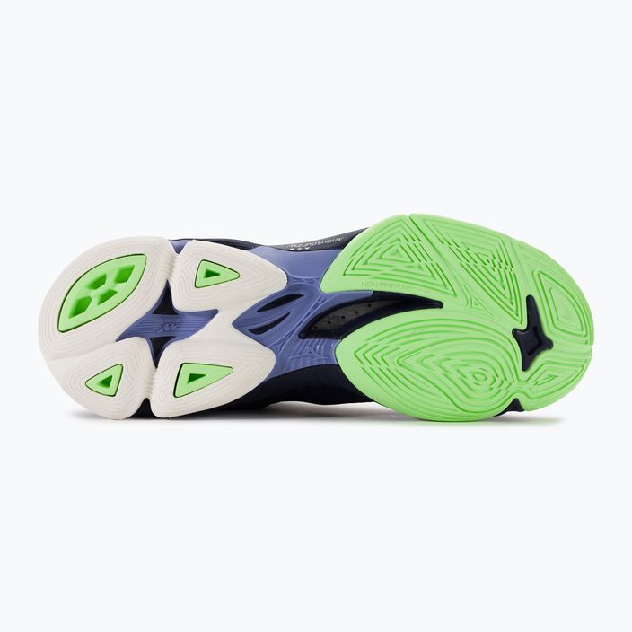 Мъжки обувки за волейбол Mizuno Wave Lightning Z7 Mid evening blue / tech green / lolite 6