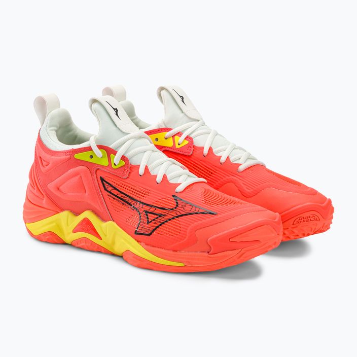 Мъжки обувки за волейбол Mizuno Wave Momentum 3 neon flame / black / bolt2 neon 5