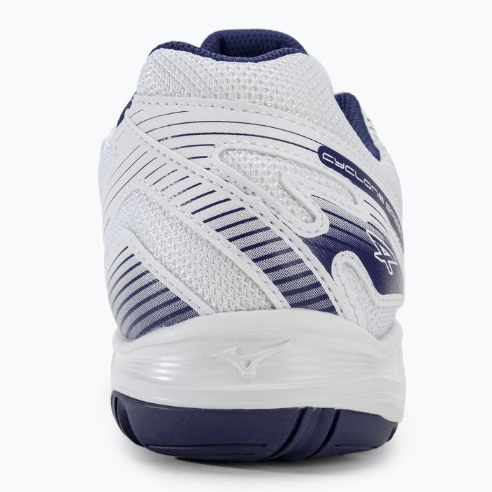 Мъжки обувки за волейбол Mizuno Cyclone Speed 4 white/blueribbon/mp gold 6