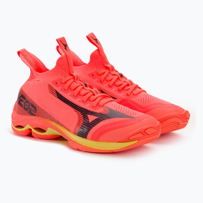 Мъжки обувки за волейбол Mizuno Wave Lightning Neo2 neon flame / black / bolt2 5