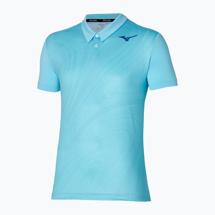 Мъжка тенис поло тениска Mizuno Charge Shadow Polo blue glow 3