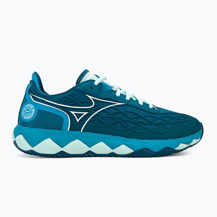 Мъжки обувки за тенис Mizuno Wave Enforce Tour AC moroccan blue/white/bluejay 2