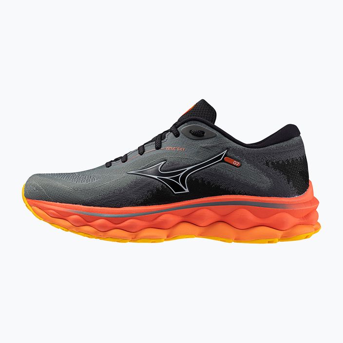 Мъжки обувки за бягане Mizuno Wave Sky 7 turbulence/nickel/hot coral 4