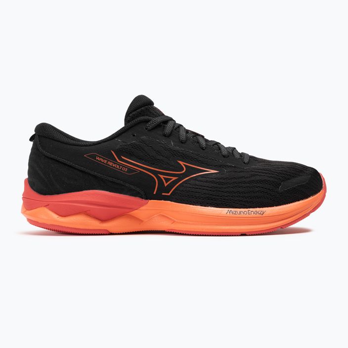 Мъжки обувки за бягане Mizuno Wave Revolt 3 black/nasturtium/cayenne 2