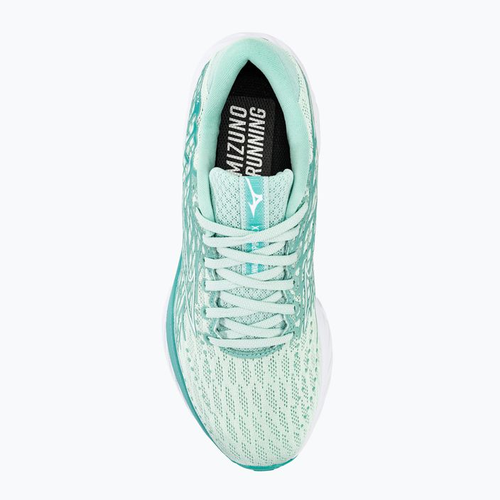 Дамски обувки за бягане Mizuno Wave Inspire 20 egghell blue/white/blue turquoise 7