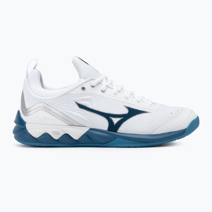 Мъжки обувки за волейбол Mizuno Wave Luminous 2 white/sailor blue/silver 2