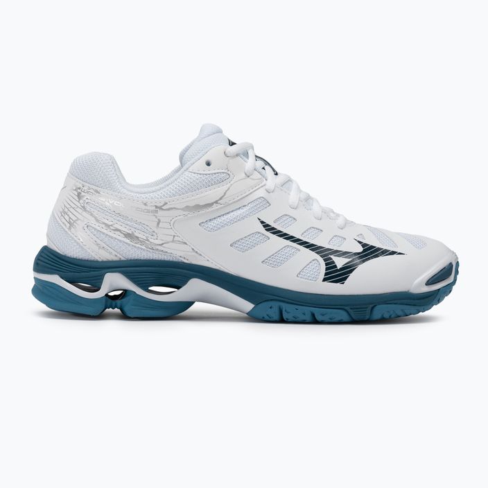 Мъжки обувки за волейбол Mizuno Wave Voltage white/sailor blue/silver 2