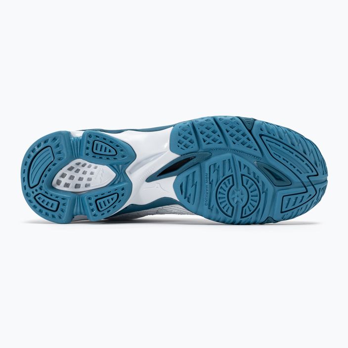 Мъжки обувки за волейбол Mizuno Wave Voltage white/sailor blue/silver 4
