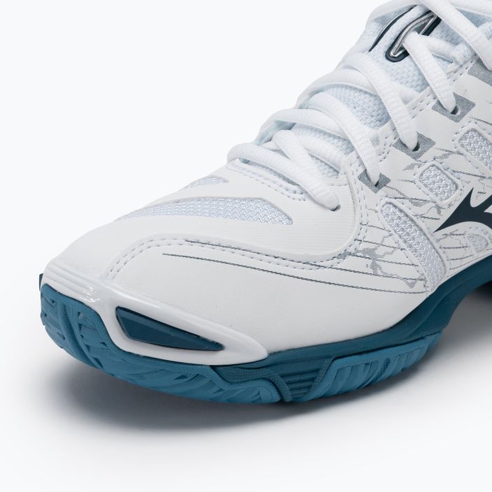 Мъжки обувки за волейбол Mizuno Wave Voltage white/sailor blue/silver 7