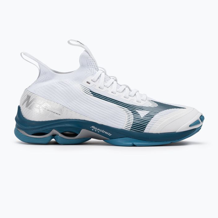 Мъжки обувки за волейбол Mizuno Wave Lightning Neo2 white/sailor blue/silver 2