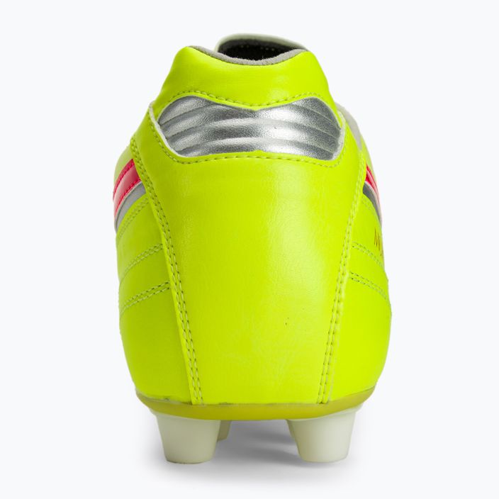 Мъжки футболни обувки Mizuno Morelia II Elite MD safety yellow/fiery coral 2/galaxy silver 7
