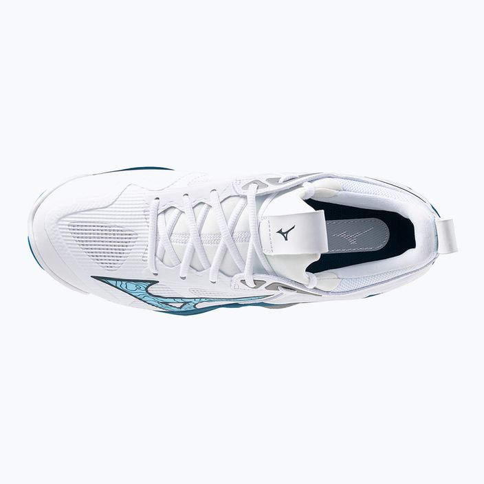 Мъжки обувки за волейбол Mizuno Wave Momentum 3 white/sailor blue/silver 8