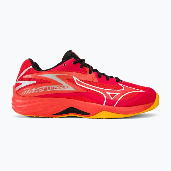 Мъжки обувки за волейбол Mizuno Thunder Blade Z radiant red/white/carrot curl 2