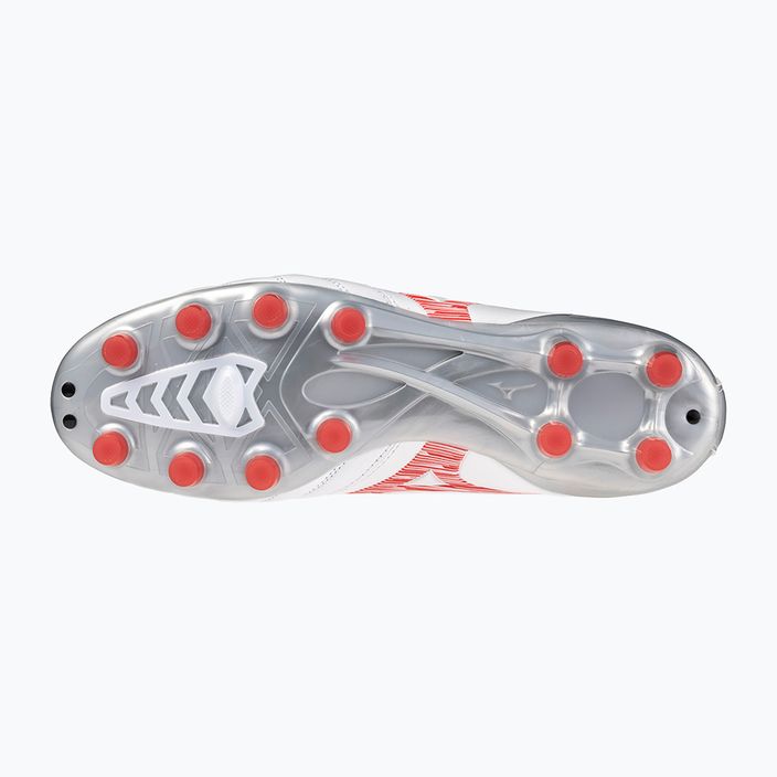 Мъжки футболни обувки Mizuno Morelia Neo IV Pro MD white/ radiant red/ hot coral 4