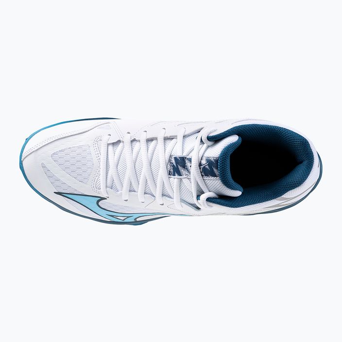 Мъжки обувки за волейбол Mizuno Thunder Blade Z Mid white/sailor blue/silver 11