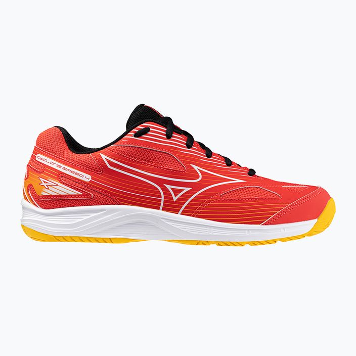 Мъжки обувки за волейбол Mizuno Cyclone Speed 4 radiant red/white/carrot curl 8