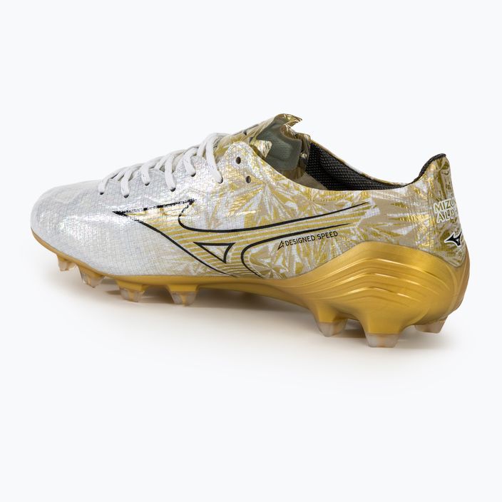 Мъжки футболни обувки Mizuno Αlpha Japan Md white/ge gold/black 3