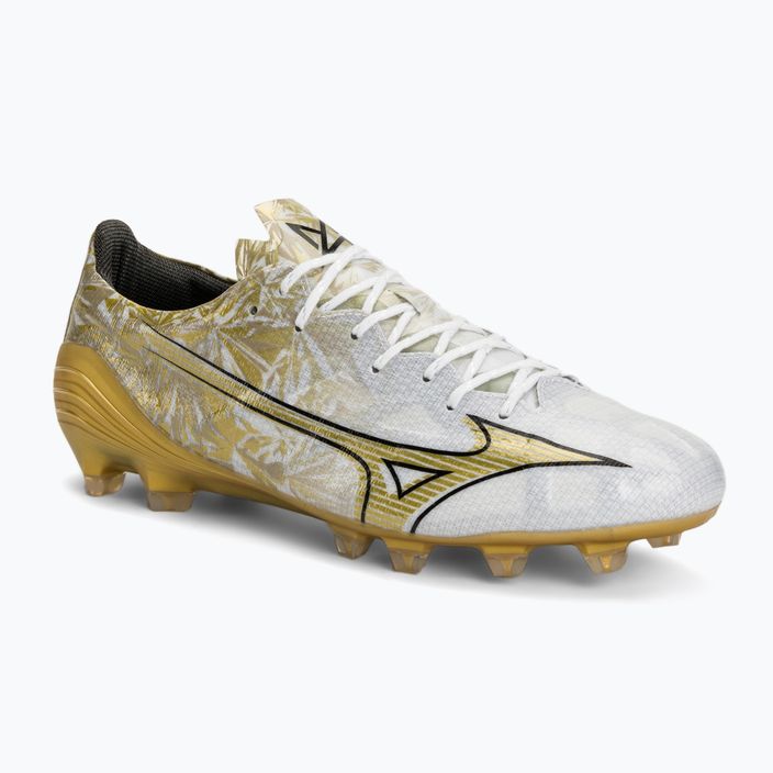 Мъжки футболни обувки Mizuno Αlpha Elite MD white/ge gold/black