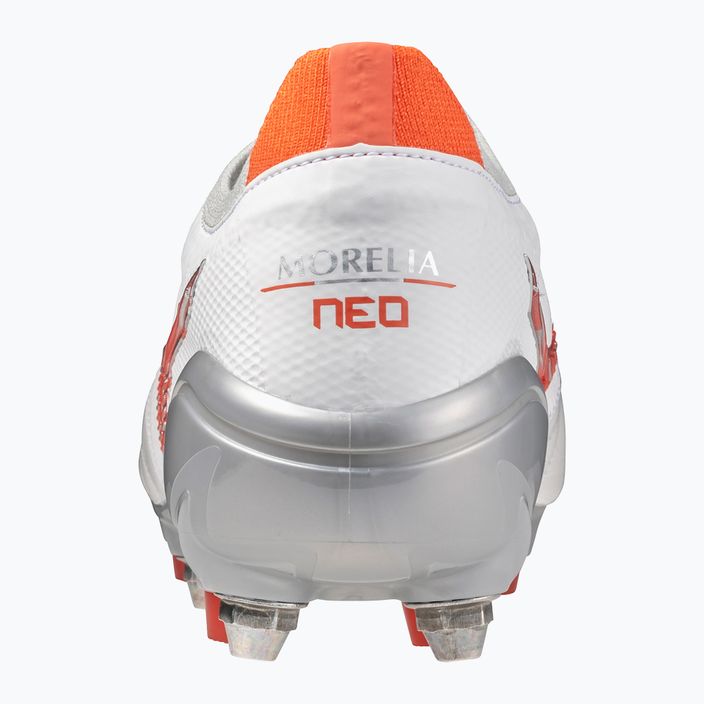 Mizuno Morelia Neo IV Β Japan Mix white/radiant red/hot coral мъжки футболни обувки 3