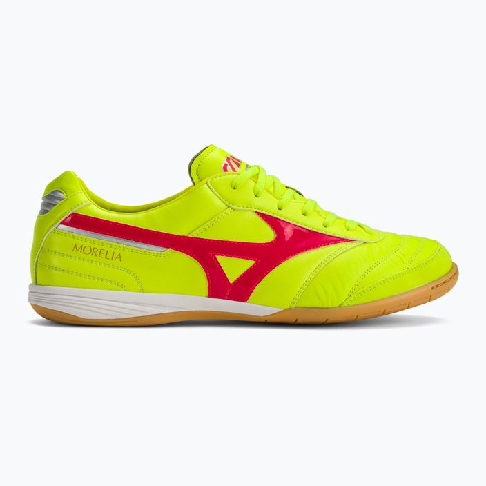 Mizuno Morelia Sala Elite IN safety yellow/fiery coral 2/galaxy silver мъжки футболни обувки 2