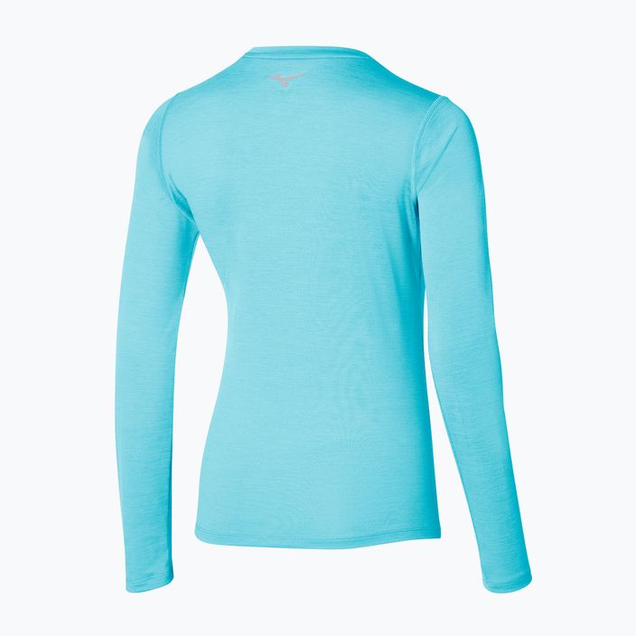 Дамска тениска с дълъг ръкав Mizuno Impulse Core LS Tee blue glow 2