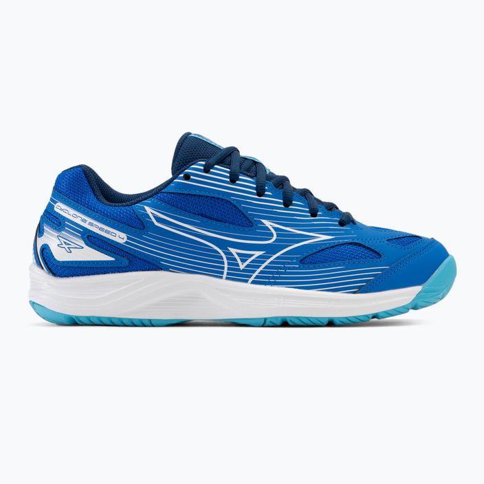 Обувки за волейбол Mizuno Cyclone Speed 4 mugen blue/white/estate blue 2