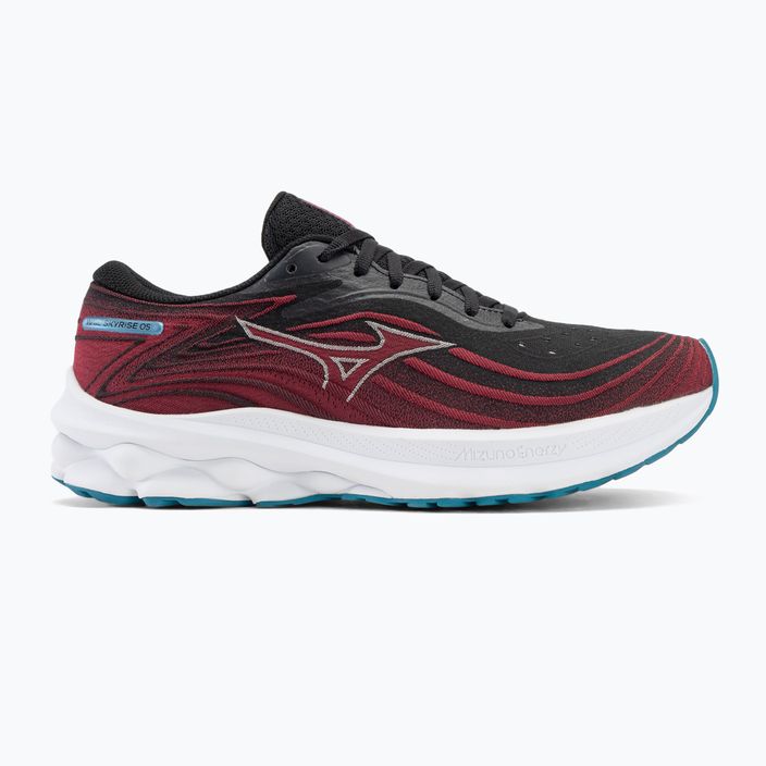 Мъжки обувки за бягане Mizuno Wave Skyrise 5 black/white sand/rumba red 2