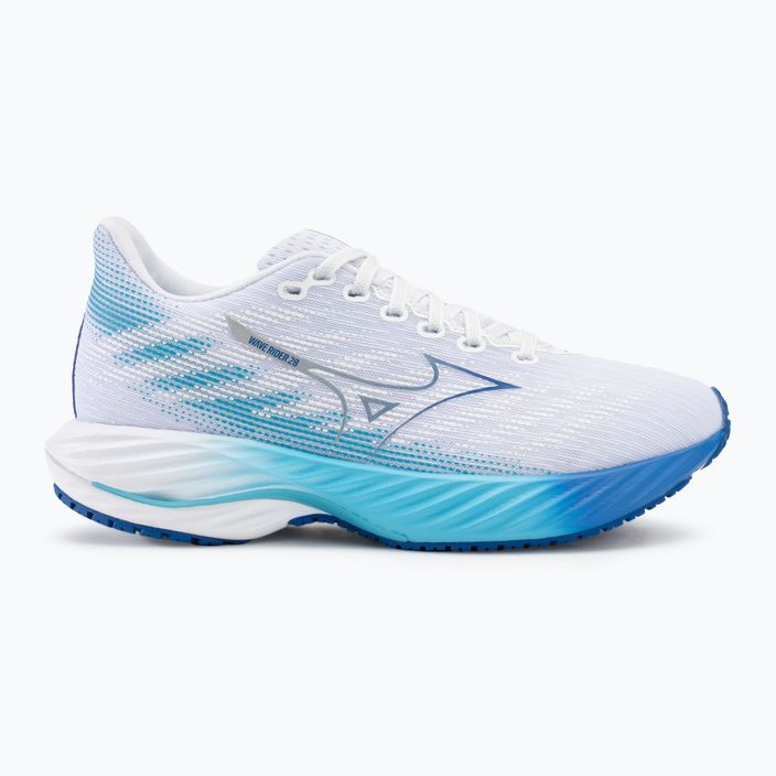 Дамски обувки за бягане Mizuno Wave Rider 28 white/mugen blue/river blue 2