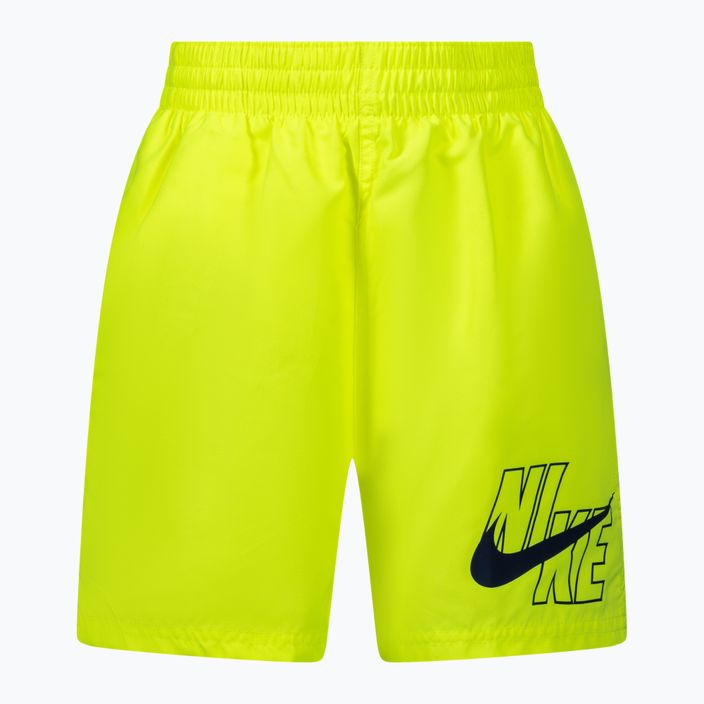 Nike Logo Solid Lap жълти детски къси панталони за плуване NESSA771-737