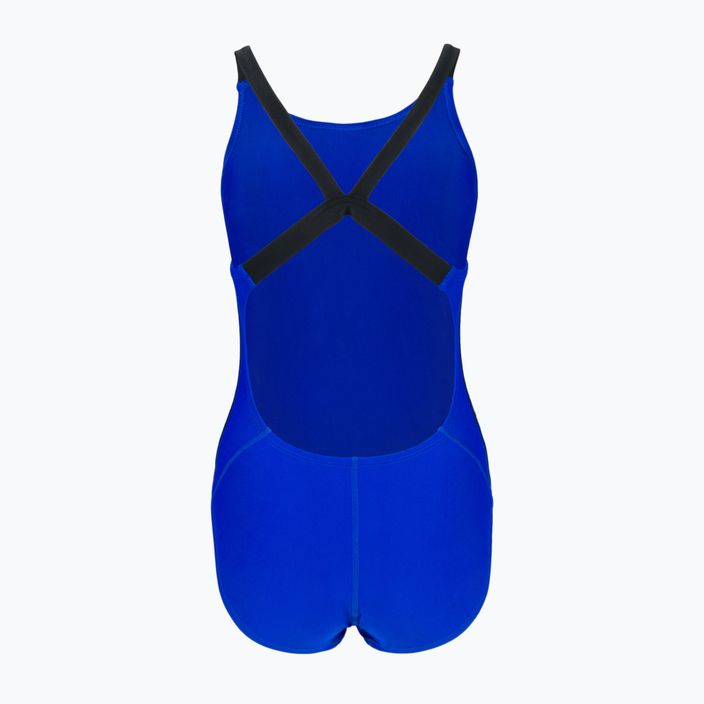 Дамски бански костюм от една част Nike Logo Tape Fastback синьо NESSB130-416 2