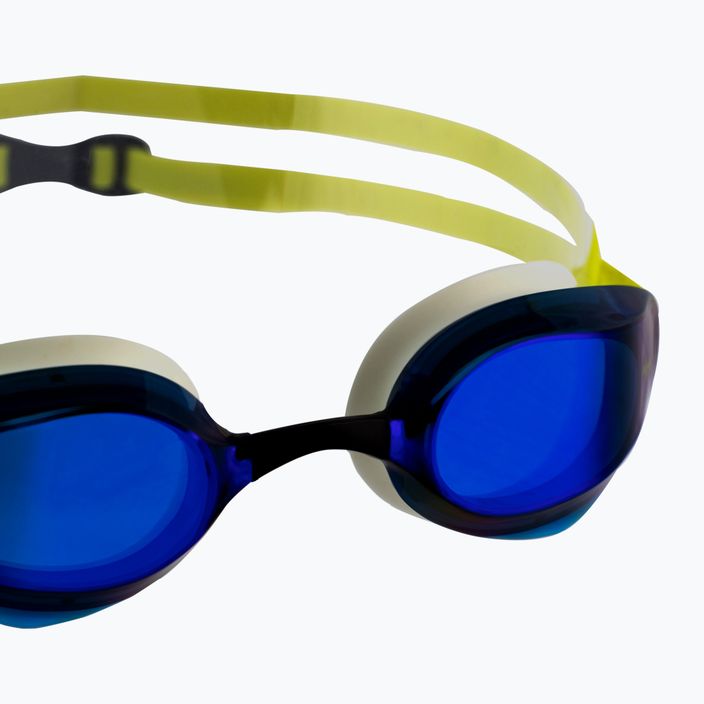 Очила за плуване Nike VAPORE MIRROR жълто-сини NESSA176 4