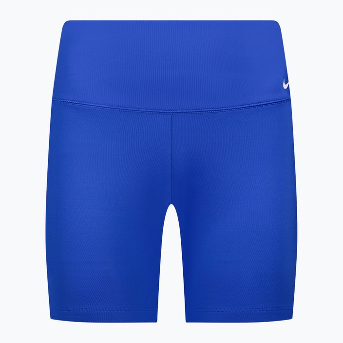 Дамски къси панталони за плуване Nike MISSY 6 KICK SHORT синьо NESSB211