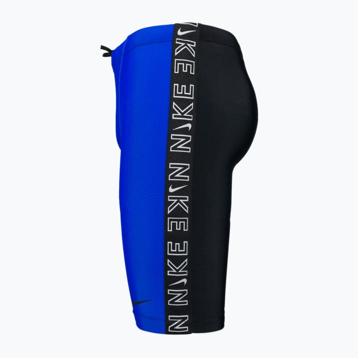 Мъжки бански Nike Logo Tape Swim Jammer blue NESSB132-416 3