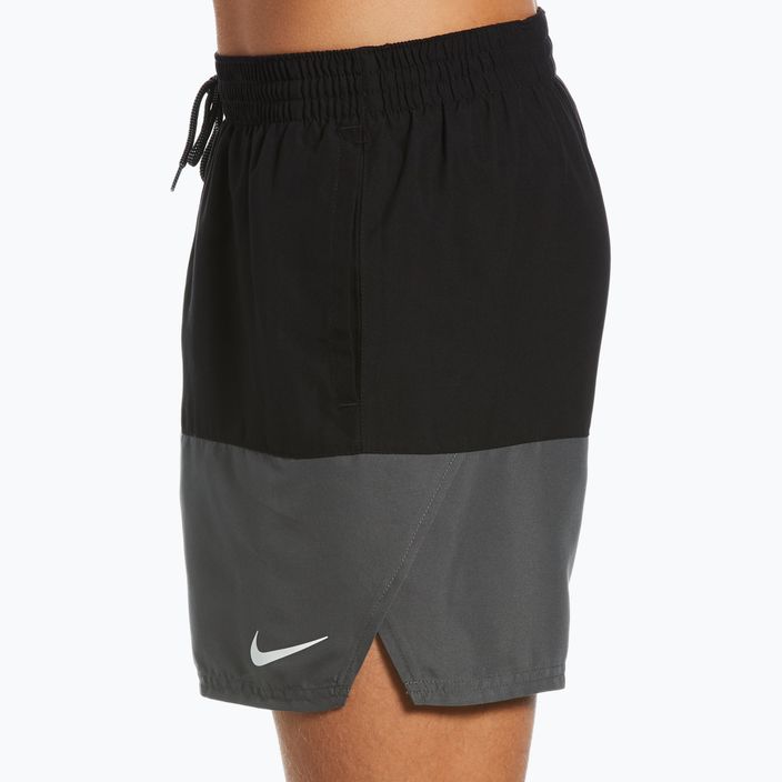 Мъжки къси панталони за плуване Nike Split 5" Volley black NESSB451-001 7