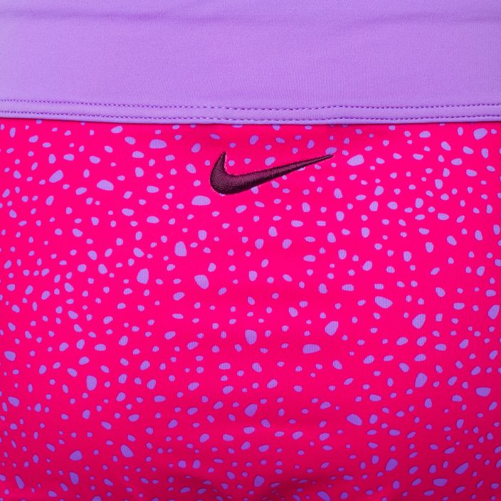 Детски бански костюм от две части Nike Water Dots Asymmetrical pink NESSC725-672 4