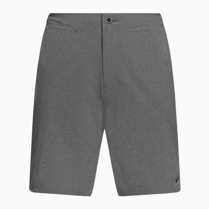 Мъжки къси панталони за плуване Nike Flow 9 Hybrid тъмно сиво NESSC515