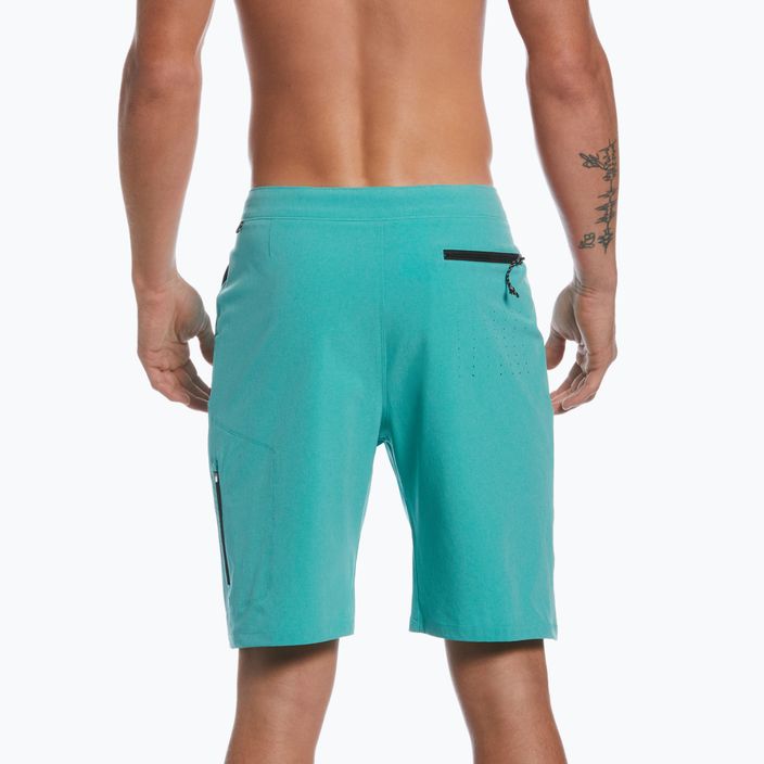 Мъжки къси панталони за плуване Nike Flow 9 Hybrid 339 синьо NESSC515 8