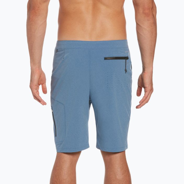 Мъжки къси панталони за плуване Nike Flow 9 Hybrid, сини NESSC515 7